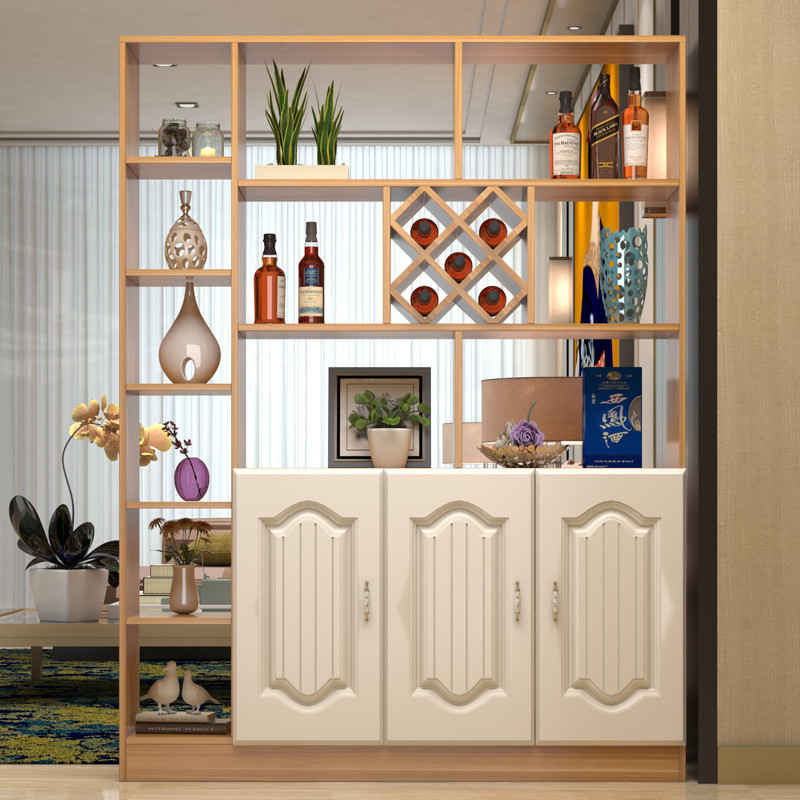 进门连体鞋柜酒柜图_进门鞋柜酒柜设计图_进门酒柜鞋柜一体图-圈子花园图片