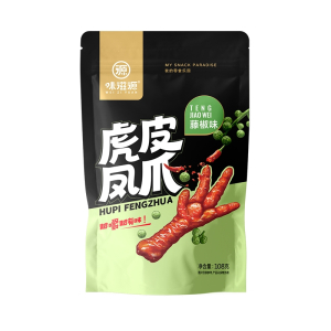 味滋源虎皮凤爪200g袋装网红鸡爪子卤味肉类即食鸡脚休闲零食食品