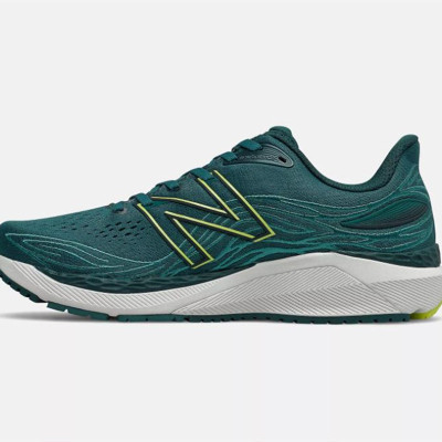 官方正品 新百伦(New Balance)860v12系列 男士跑步鞋缓震耐磨复古运动鞋男 蓝白 M860W1