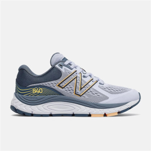 官方正品 新百伦(New Balance)女鞋夏季新款 840v5系列 低帮软底舒适 耐磨缓震轻便透气 跑步鞋 灰色女款