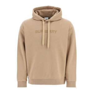 BURBERRY 博柏利 纯色纹理 Burberry 徽标印花连帽卫衣 日常通勤舒适耐磨进口服饰 专柜美国代购