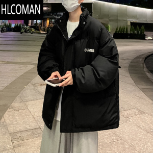 HLCOMAN棉衣男冬季加厚棉袄外套韩版潮流ins潮牌宽松p暖情侣面包服