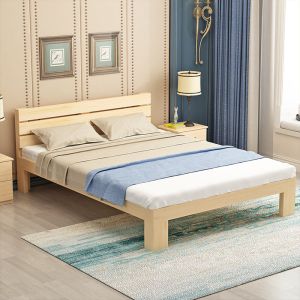 特价简约现代床1.5米双人床1.8米单人床1米宽经济床简易床