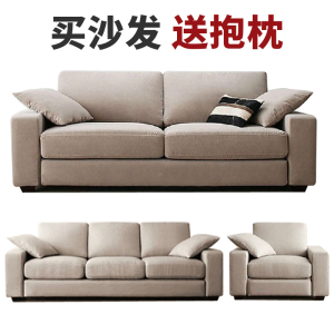 北欧布艺沙发CIAA小户型网红款简约现代双人三人组合懒人沙发单人客厅