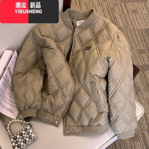 YIBUSHENG小个子羽绒棉服女2022年新款设计感ins港风棉衣加厚棉袄短款外套