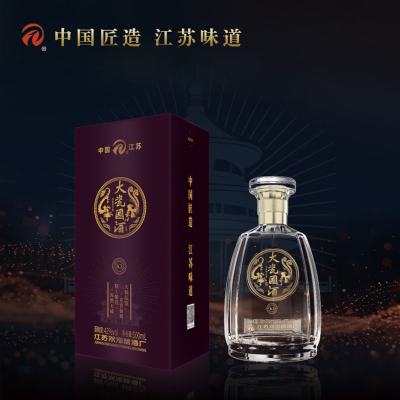大瓷国 酒-k3 42%vol 浓香型白酒 500mlx1x6/箱 纯粮酿造 优级白酒