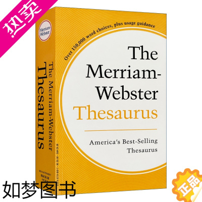 [正版]韦氏英语同义词词典 英文原版 The Merriam Webster Thesaurus 英英字典 词汇学习工具