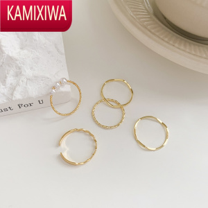 KAMIXIWA戒指女ins小众设计冷淡风高级感时尚个性开口食指环轻奢简约森系