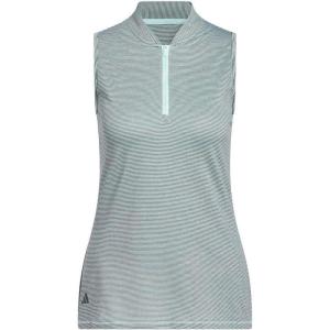 阿迪达斯(adidas)女士运动POLO衫休闲四向伸缩半拉链高尔夫衫环保