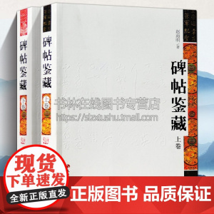 碑帖鉴藏 全套2册 赵海明 著 碑帖珍品临摹本拓本拓片石鼓文碑碣墓志经幢塔铭石经泰山摩崖刻石画像篆刻书法艺术鉴赏研究书籍