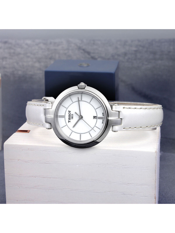 tissot 天梭弗拉明戈系列皮带石英女表 t094.210.16.011.00