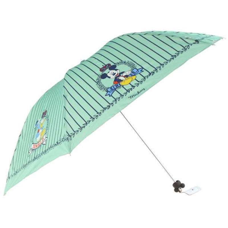 天堂牌352GS迪士尼米奇三折晴雨伞(绿)