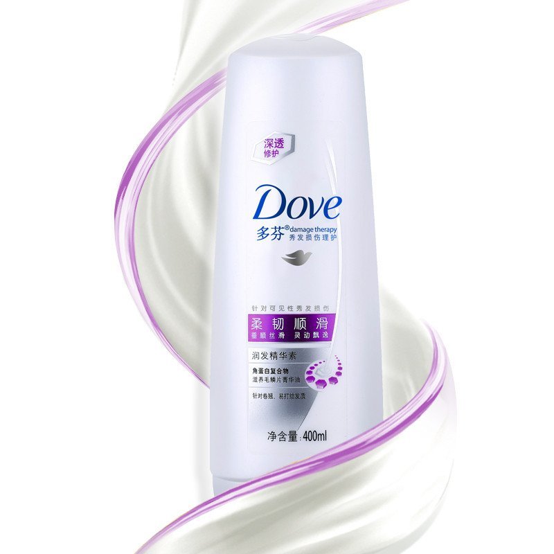 多芬柔韧顺滑润发精华素400ml