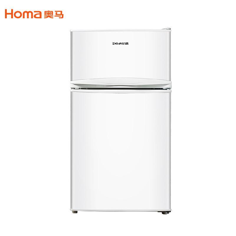 奥马(Homa) BCD-85 85升 直冷双门冰箱(白色)