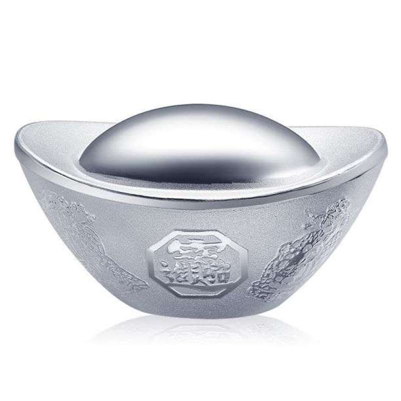 国富黄金五路财神银元宝100克