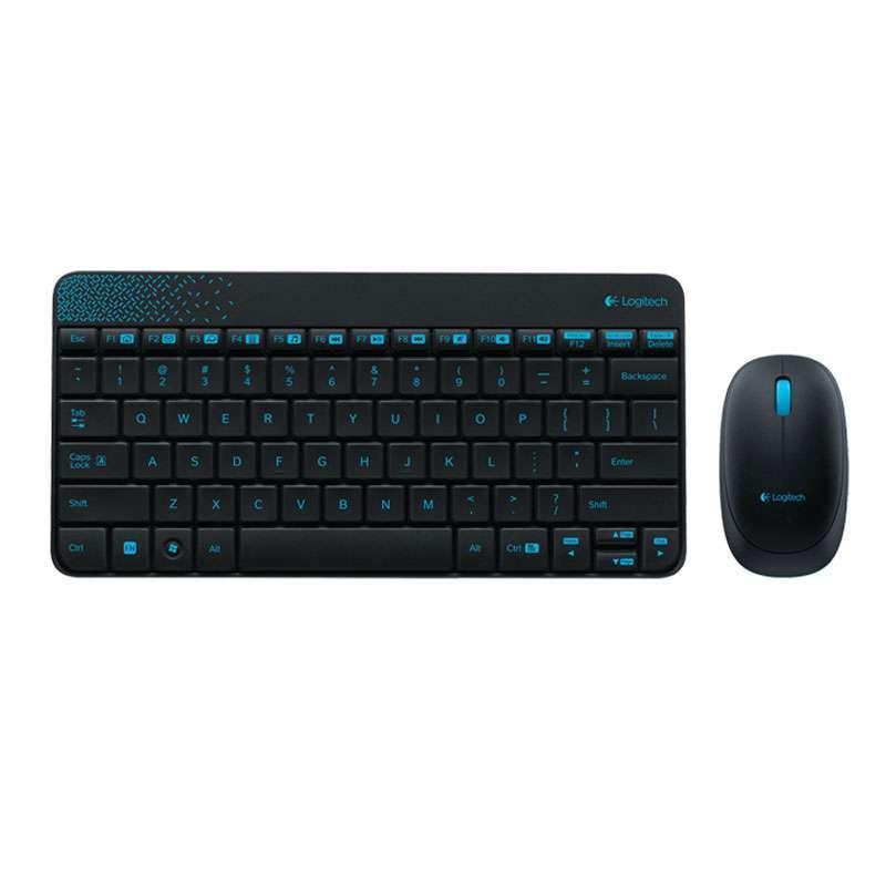 罗技（Logitech）MK240无线键鼠套装 黑色(920-003799)