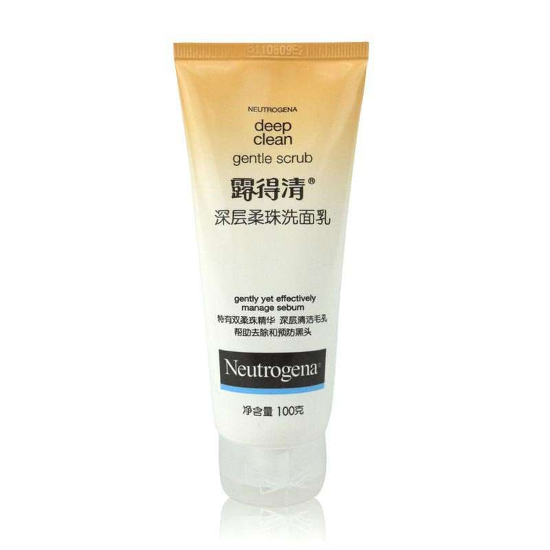 露得清深层柔珠洗面乳100g