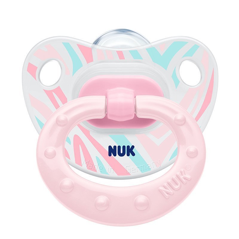 NUK印花硅胶安抚奶嘴（0-6个月）