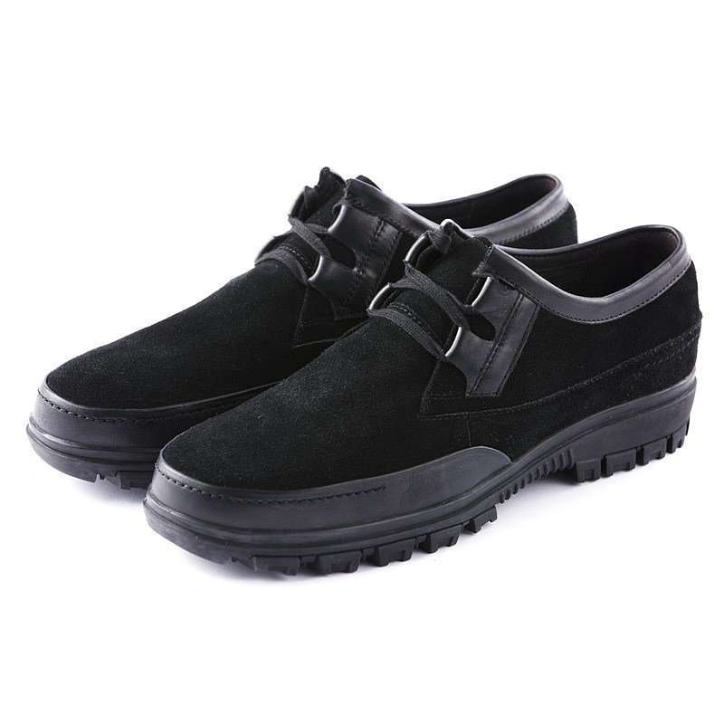 VANCL凡客诚品 欧尚风情反绒牛皮休闲鞋 黑色 39