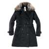 VANCL凡客诚品 Paris 毛领长款棉服 黑色 S