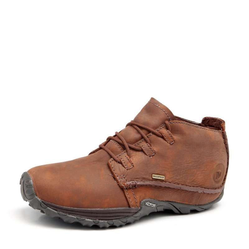 Merrell 迈乐秋冬红色牛皮男子徒步休闲鞋R443921 45