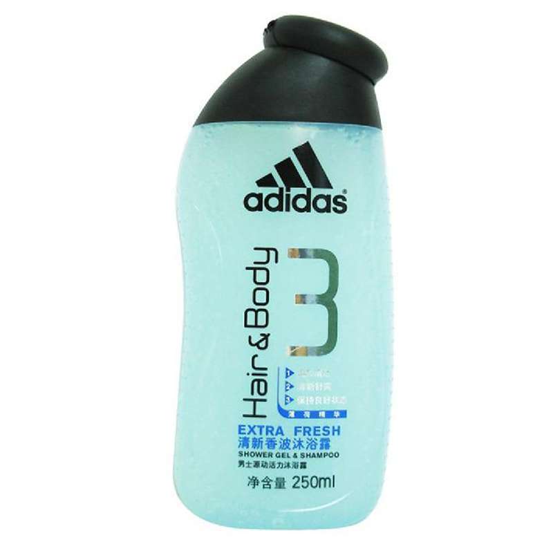 阿迪达斯男士清新香波沐浴露250ml-