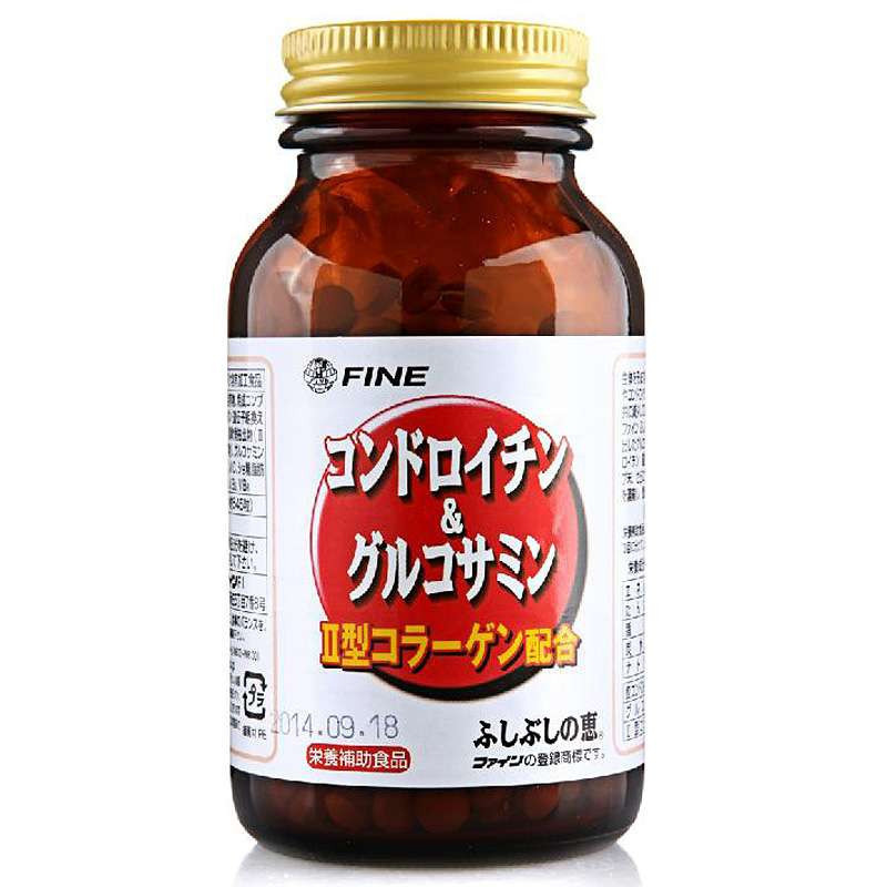 FINE 鲨鱼软骨复合营养片 545片/瓶（强化骨骼，预防骨质疏松）日本进口