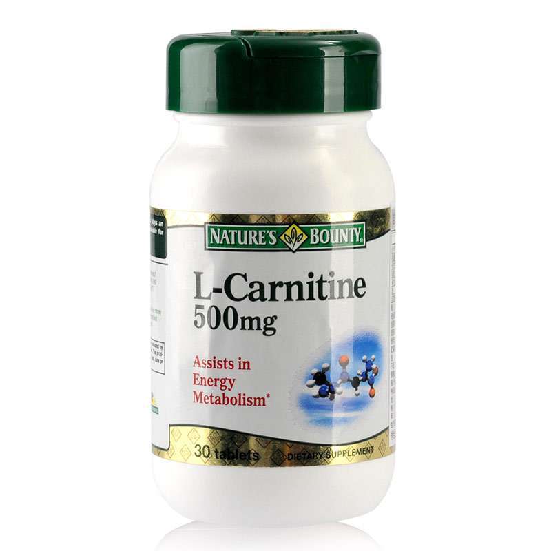 自然之宝 Nature’s Bounty左旋肉碱营养片30片套装（内赠VC咀嚼片30片）