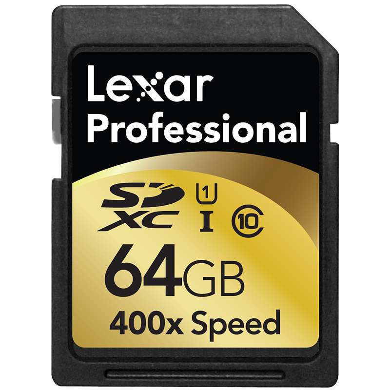 雷克沙(LEXAR) 64G(400X) SDXC储存卡