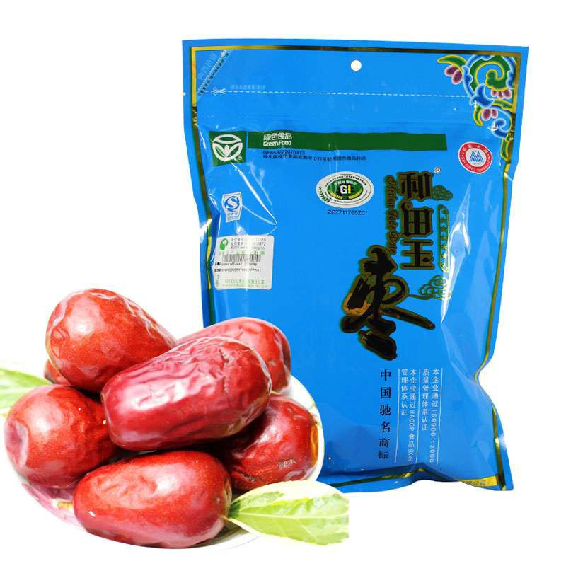 昆仑山 和田玉枣五星 500g