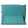 HABIK 黑贝壳 X系 任意斜度支架式 The new ipad/ipad2/IPAD3/IPAD4保护皮套 LOGO纹 星湖蓝