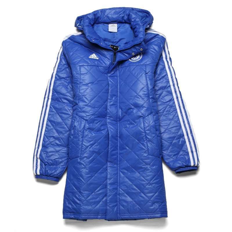 adidas阿迪达斯12年新款男子切尔西长款中棉夹克W63492蓝色M