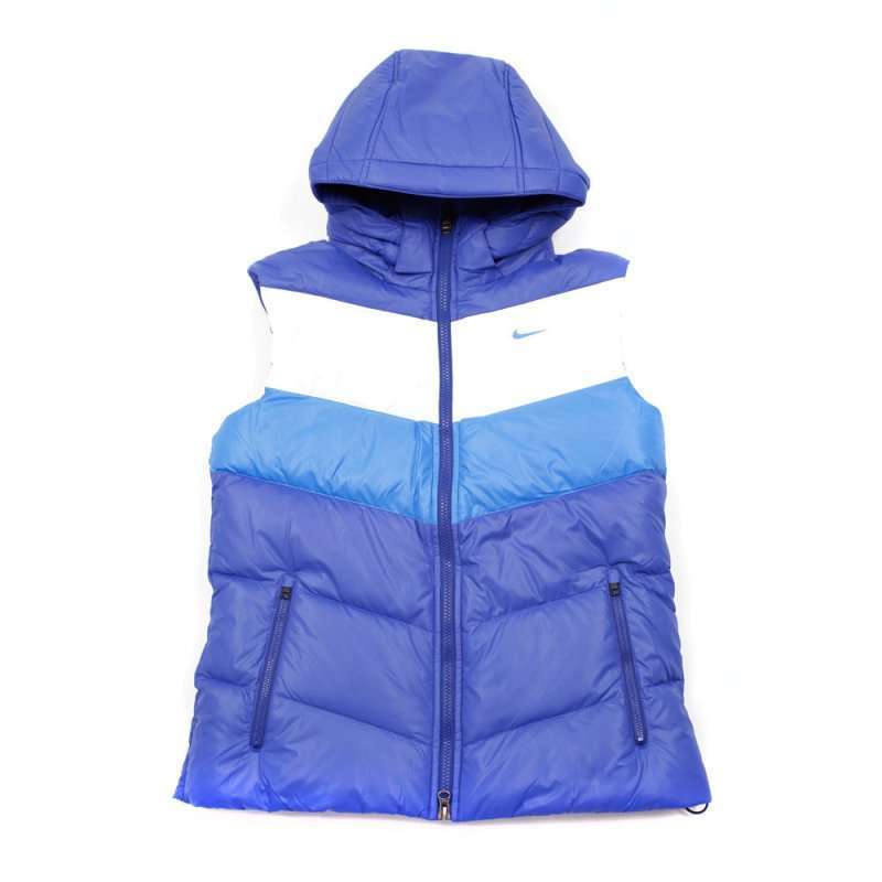 NIKE耐克 2012新款女子生活羽绒马夹484688-476蓝色S