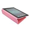 毕利格（BYLEAG）苹果附件ipad2/ipad3/newipad/iPad4 粉色保护套（双折支架皮包）