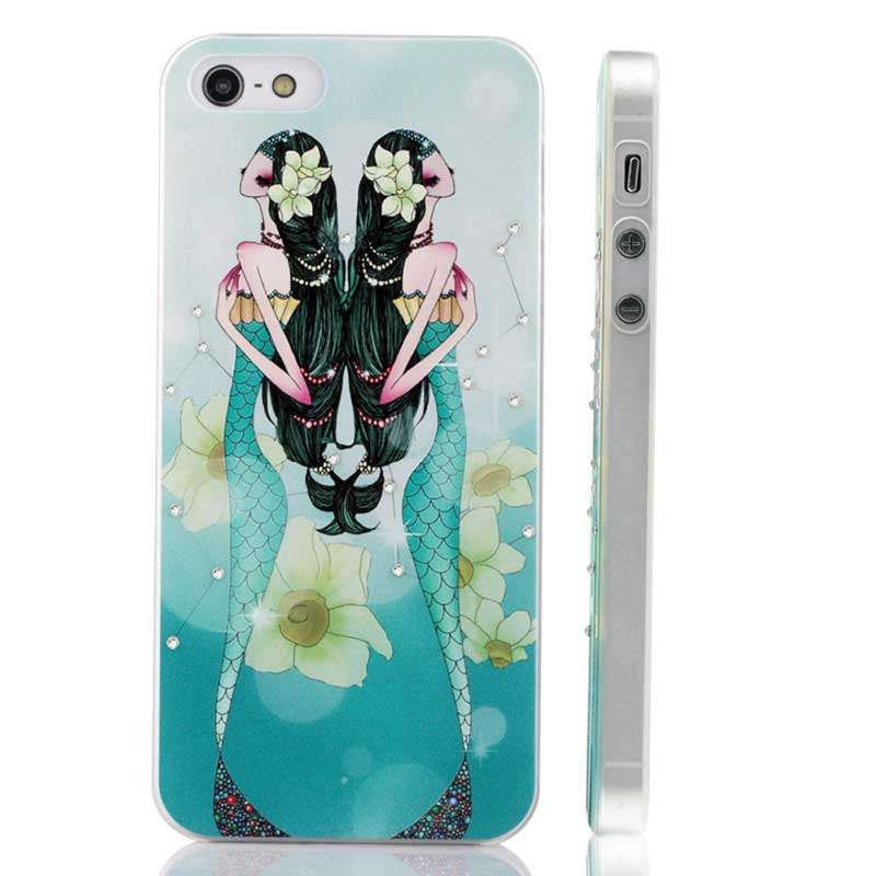 幻响苹果附件(i-mu)iPhone5手机壳星座花语系列双鱼座