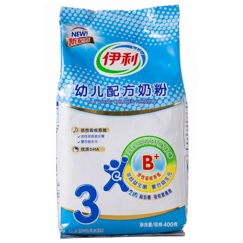 伊利赋能幼儿配方奶粉（12-36月龄，3段）400g袋