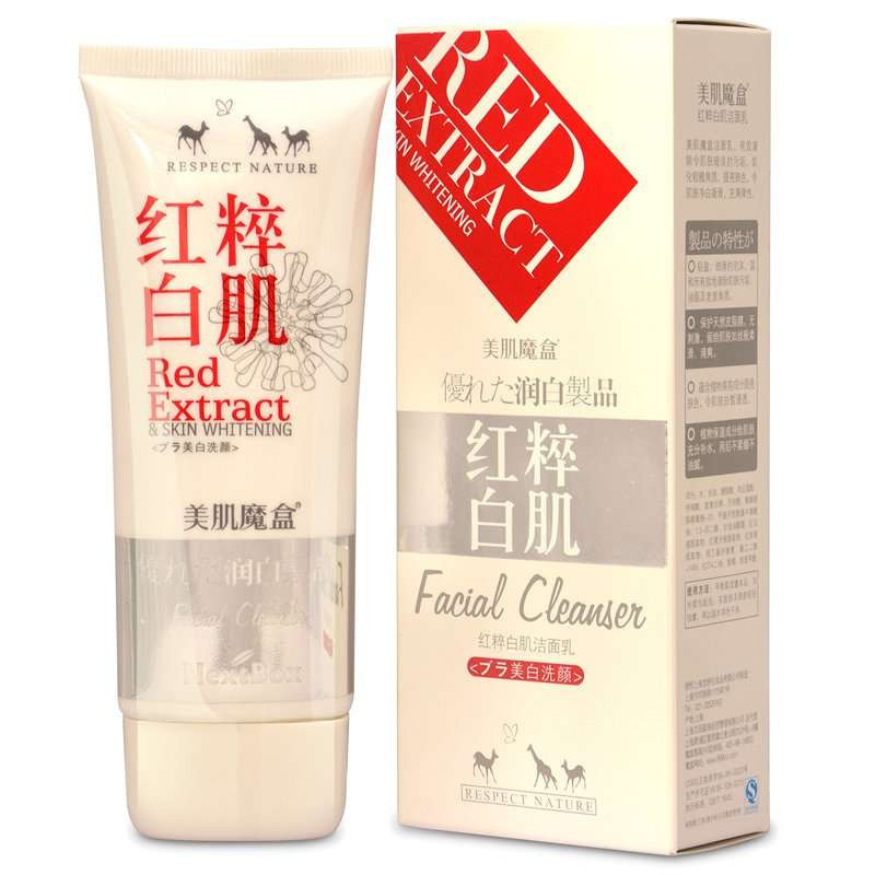 美肌魔盒红粹白肌洁面乳100g（美白洗颜）