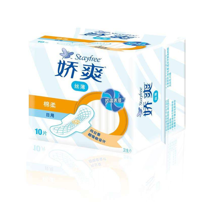 娇爽丝薄超吸收丝柔日用10片