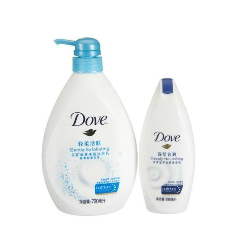 多芬轻柔活肤沐浴乳720ml（送深层营润沐浴乳190ml）