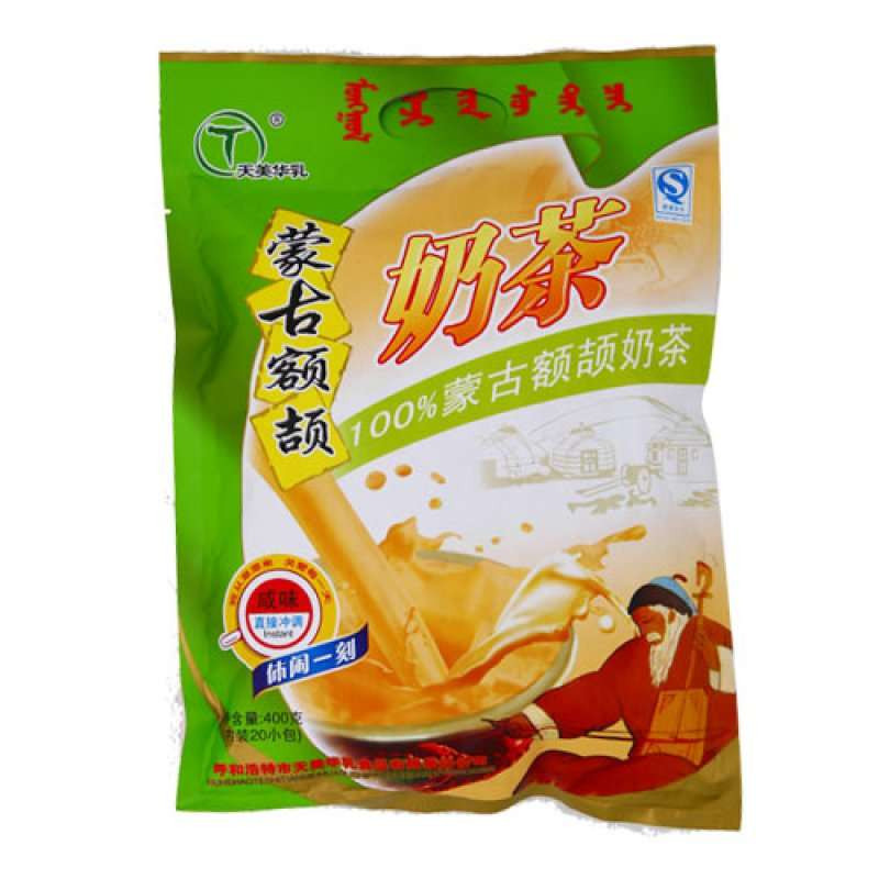天美华乳蒙古额吉奶茶（咸奶茶）400g