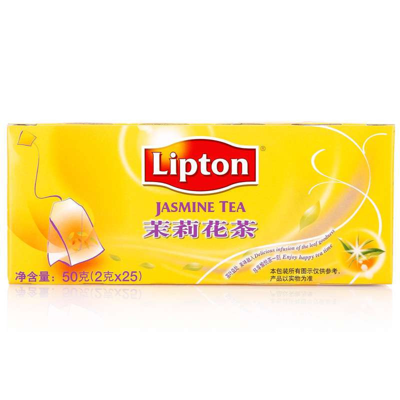 立顿茉莉花茶 25包50g