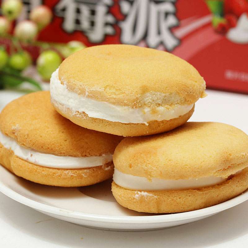 乐天 草莓派 330g/盒高清实拍图