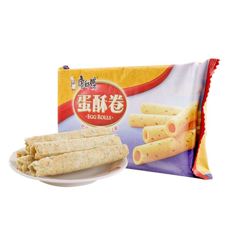 康师傅 蛋酥卷（香酥海苔味）90g/袋