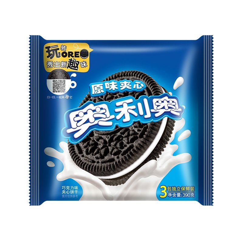 奥利奥夹心390g原味家庭装