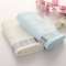 洁玉竹纤维提缎毛巾（兰、米两条装）JY-1105F