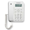 摩托罗拉(MOTOROLA)普通家用/办公话机来电显示电话机商务有绳座机CT202C(白色)