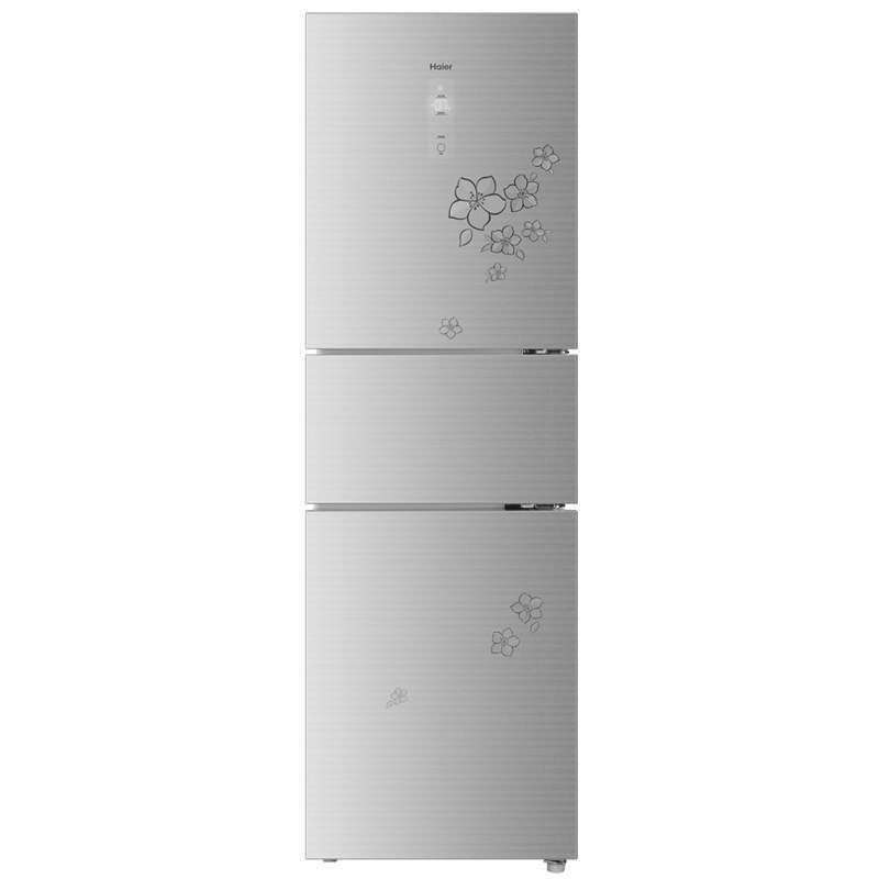 海尔(Haier) BCD-225SDCW 225升 三门冰箱(彩晶银色)
