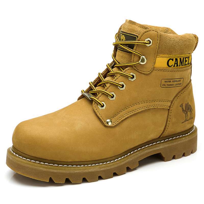 CAMEL/骆驼男休闲马丁靴82129600金黄色39