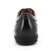 波派Propet 英伦格纹真皮系带圆头休闲皮鞋pm01401-09黑色44