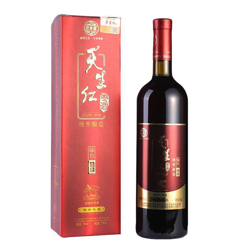 天生红福禄寿喜9度750ml